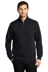 Port Authority® Slub Fleece 1/4-Zip Pullover. F295