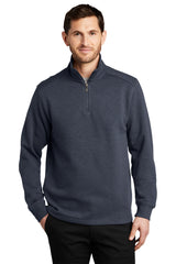 Port Authority® Slub Fleece 1/4-Zip Pullover. F295