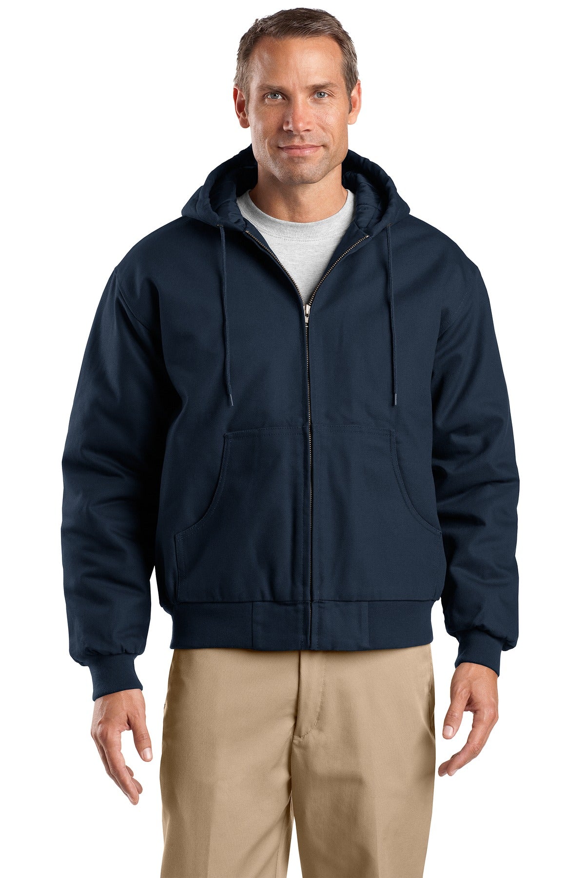 CornerStone® Tall Duck Cloth Hooded Work Jacket. TLJ763H