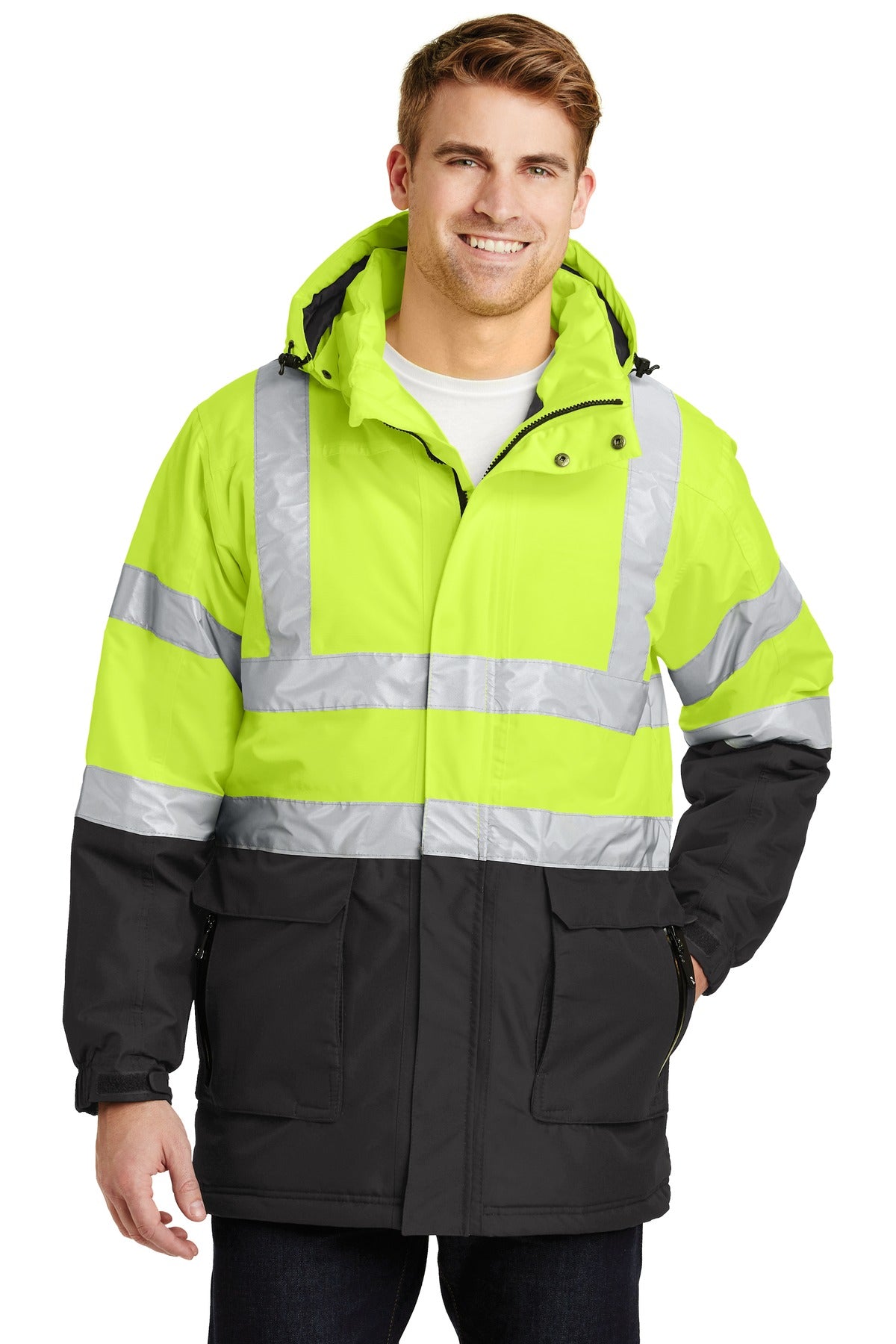 Port Authority® ANSI 107 Class 3 Safety Heavyweight Parka. J799S