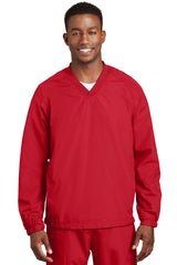 Sport-Tek® V-Neck Raglan Wind Shirt. JST72