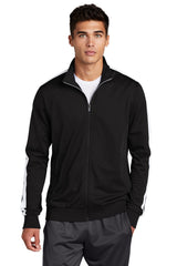 Sport-Tek ® Tricot Sleeve Stripe Track Jacket. JST94