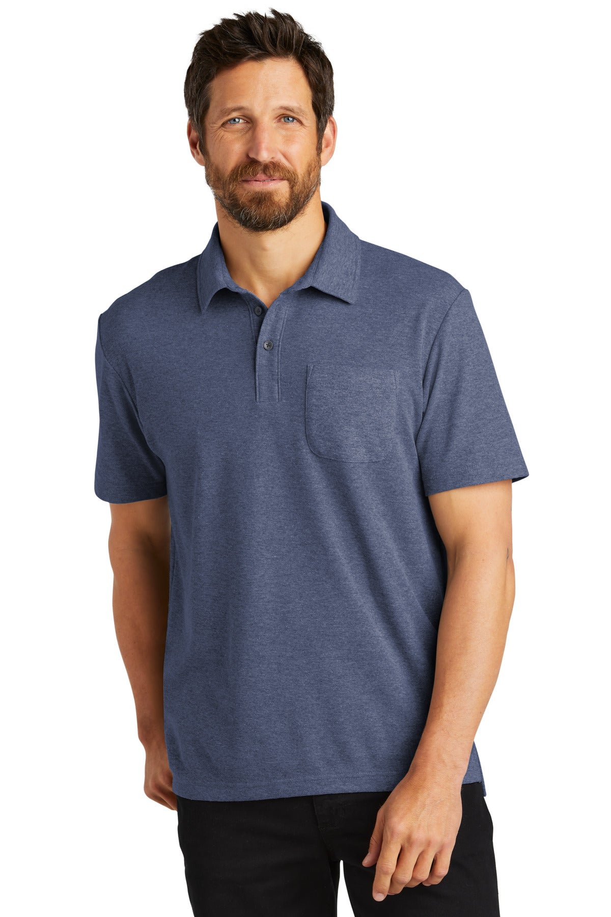 Port Authority® C-FREE® Cotton Blend Pique Pocket Polo K868