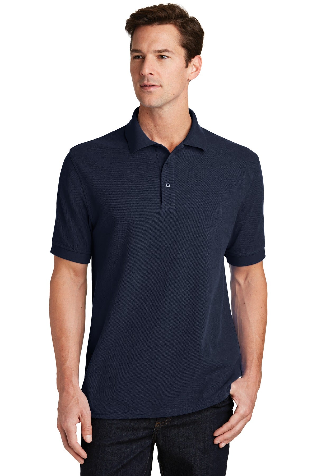 Port & Company® Combed Ring Spun Pique Polo. KP1500