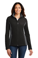 Port Authority® Ladies Colorblock Value Fleece Jacket. L216