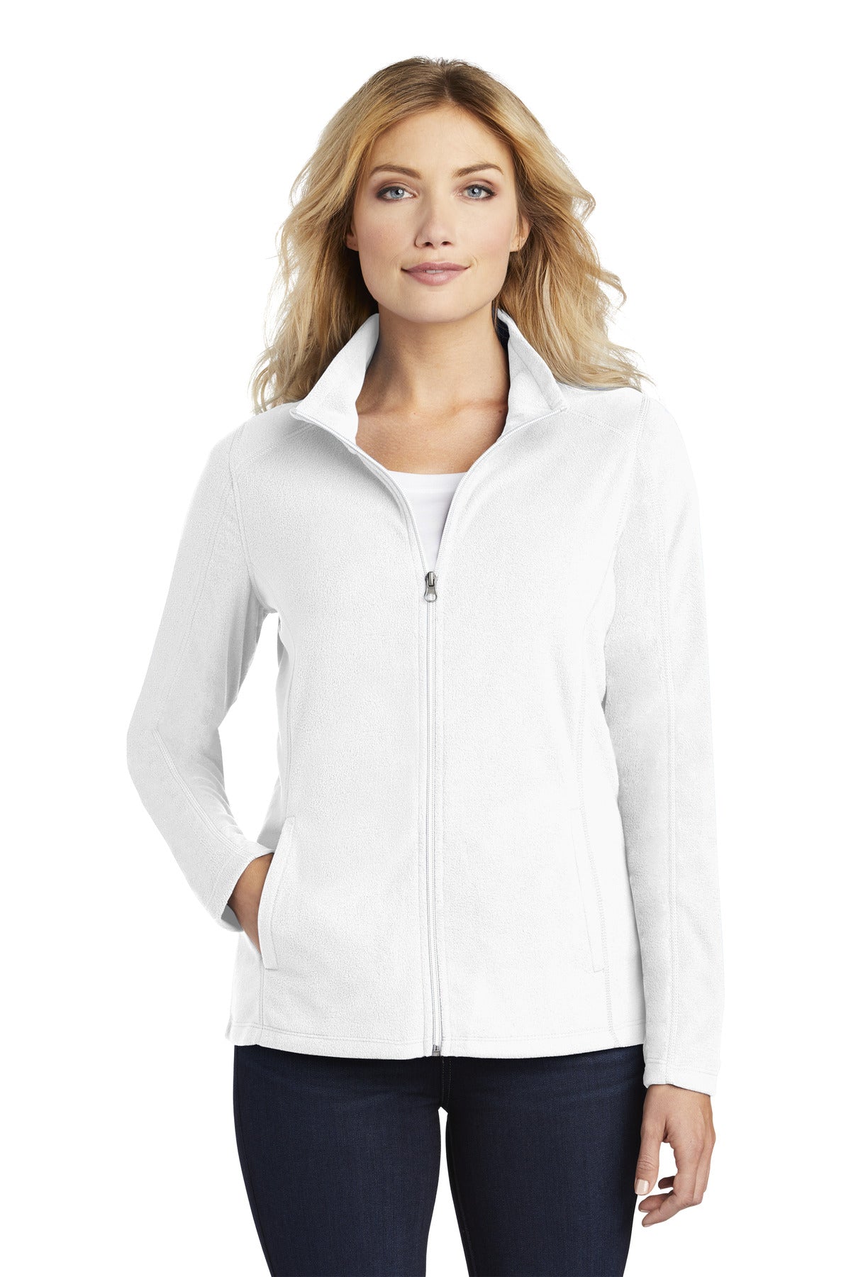 Port Authority® Ladies Microfleece Jacket. L223