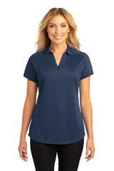 Port Authority® Ladies Digi Heather Performance Polo. L574