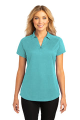 Port Authority® Ladies Digi Heather Performance Polo. L574