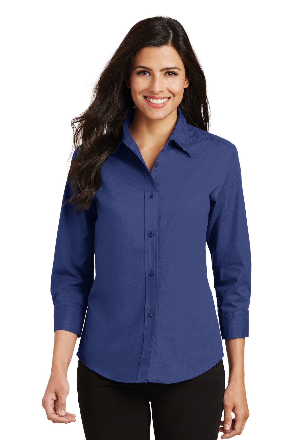 Port Authority® Ladies 3/4-Sleeve Easy Care Shirt. L612