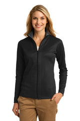 Port Authority® Ladies Vertical Texture Full-Zip Jacket. L805