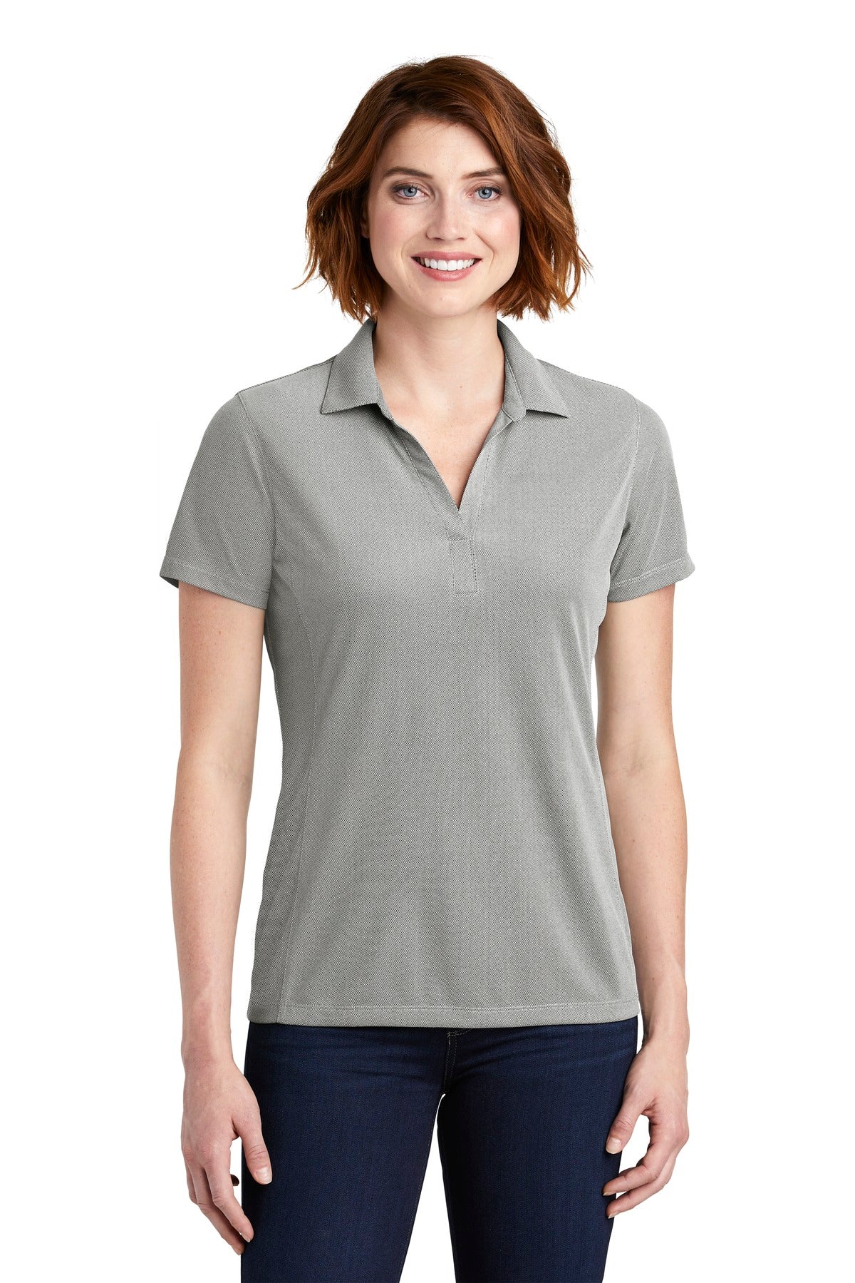 Port Authority ® Ladies Poly Oxford Pique Polo. LK582