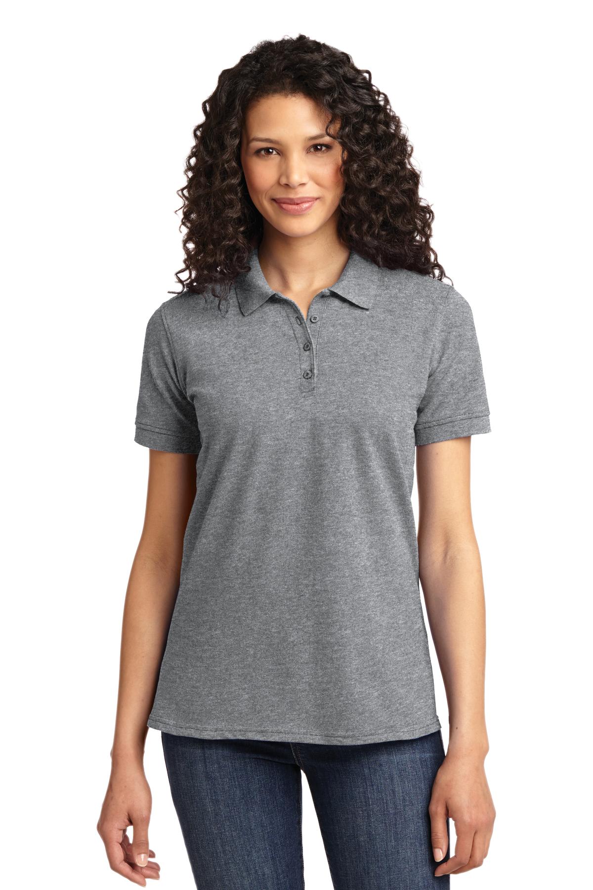 Port & Company® Ladies Core Blend Pique Polo. LKP155