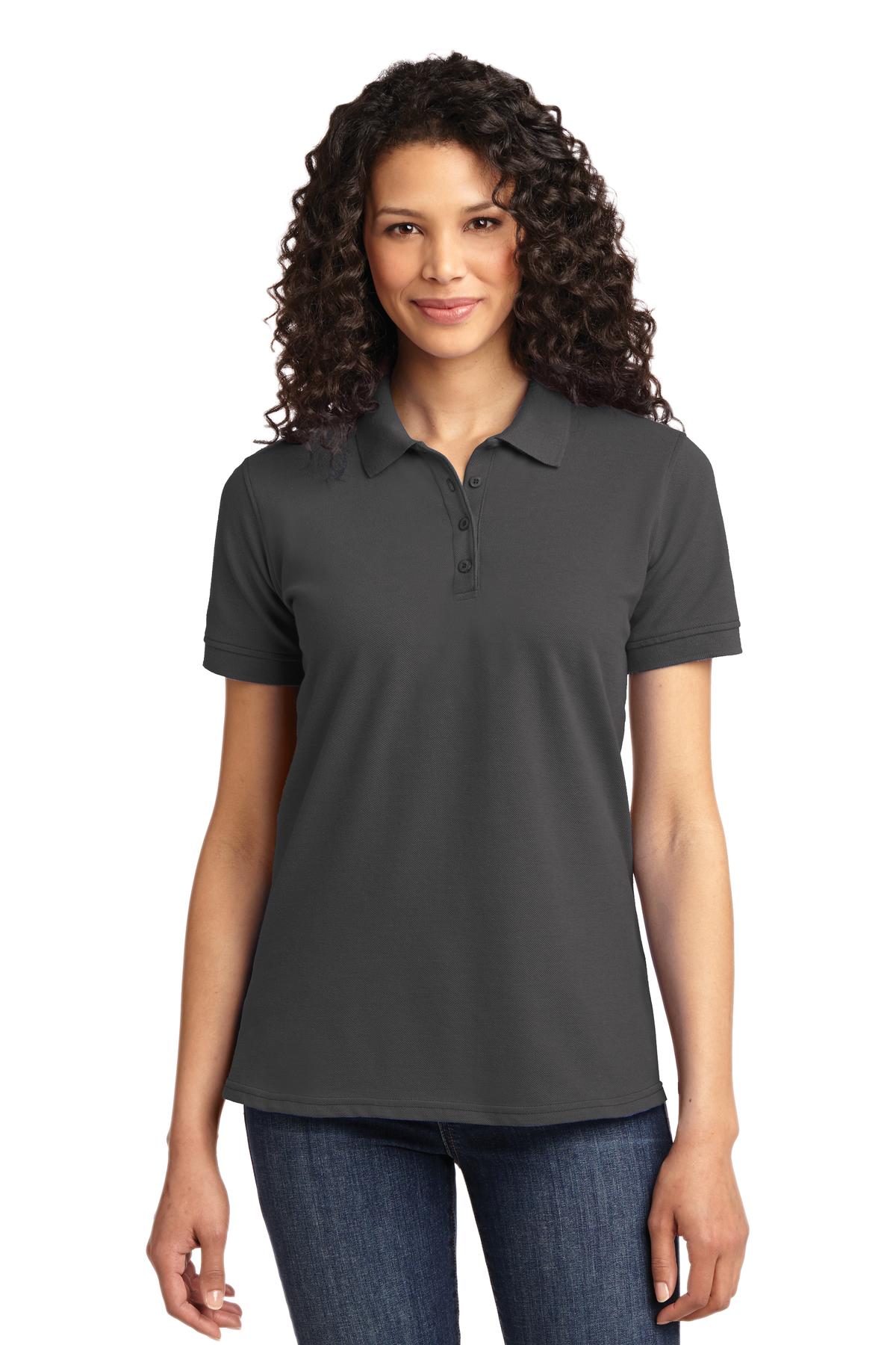 Port & Company® Ladies Core Blend Pique Polo. LKP155