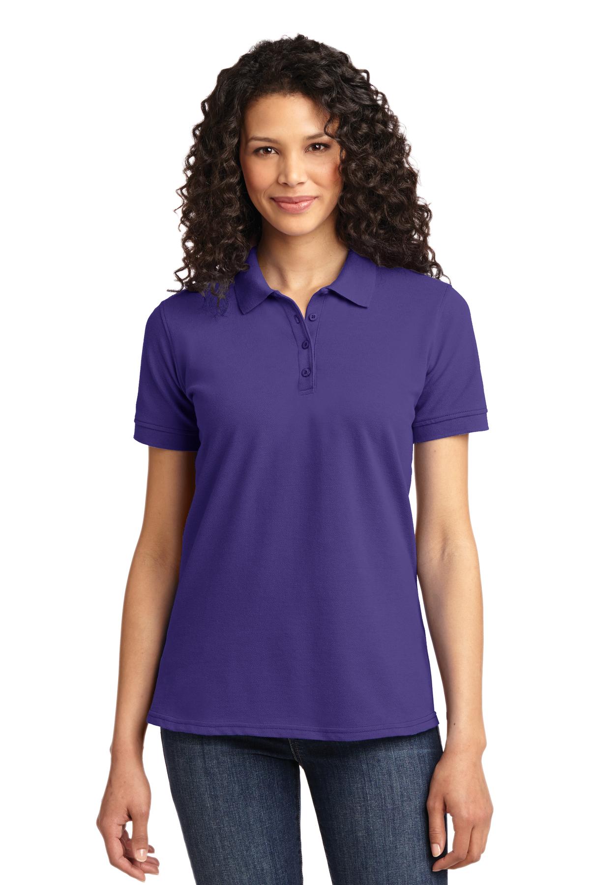 Port & Company® Ladies Core Blend Pique Polo. LKP155