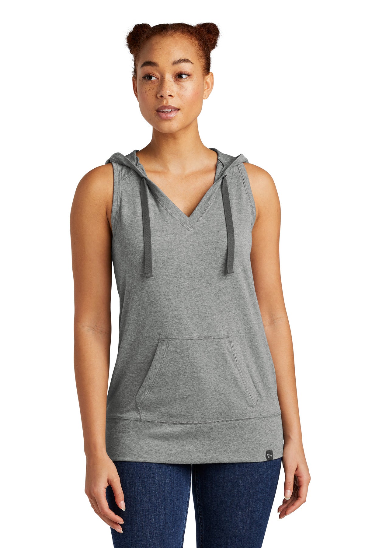 New Era ® Ladies Heritage Blend Hoodie Tank. LNEA106