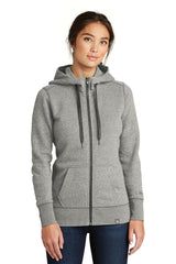 New Era ® Ladies French Terry Full-Zip Hoodie. LNEA502