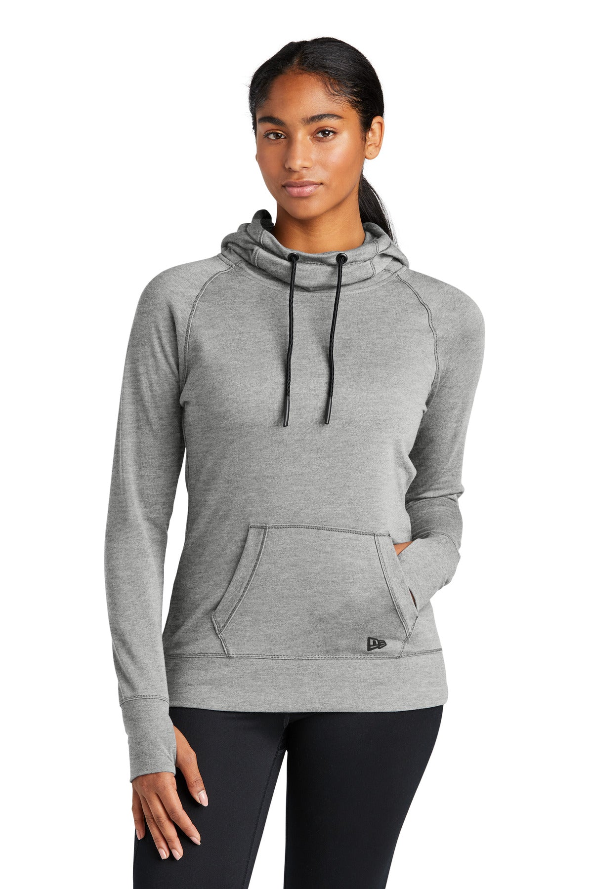 New Era ® Ladies Tri-Blend Fleece Pullover Hoodie. LNEA510