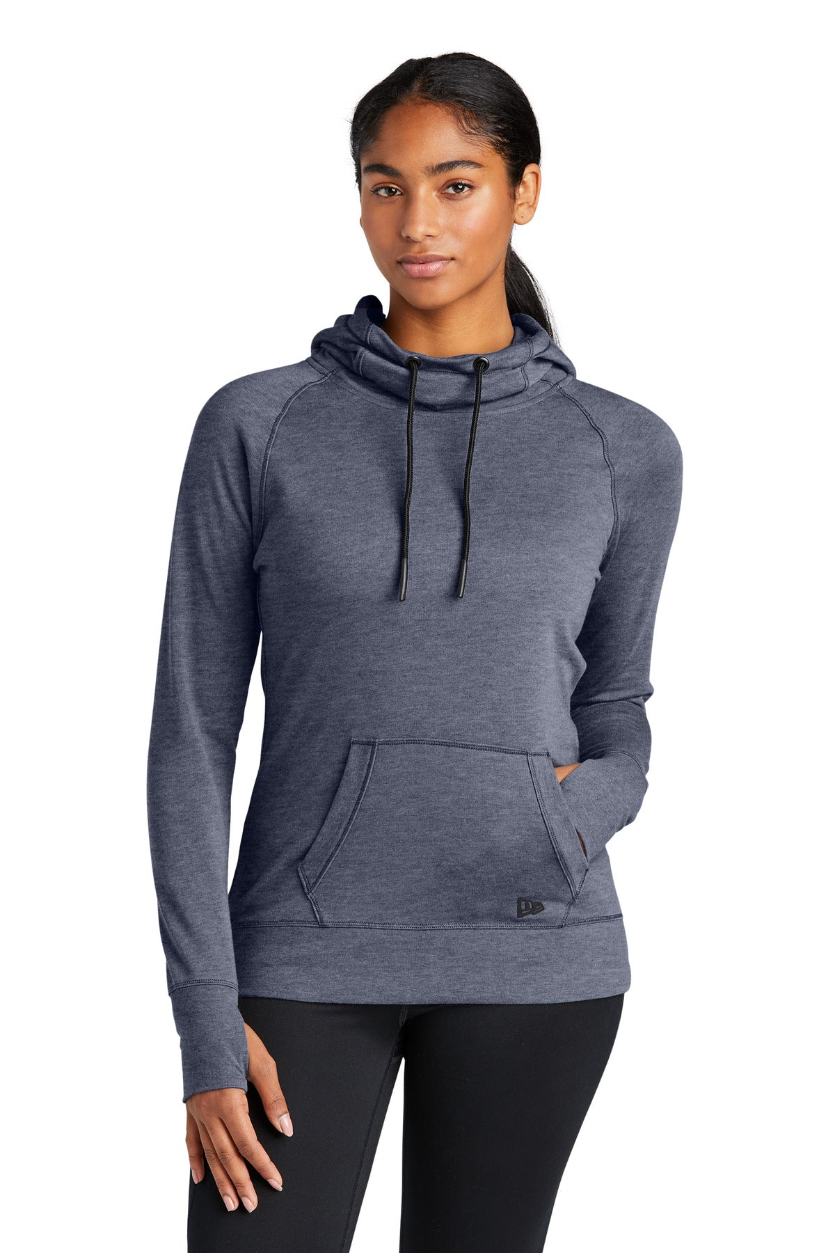 New Era ® Ladies Tri-Blend Fleece Pullover Hoodie. LNEA510