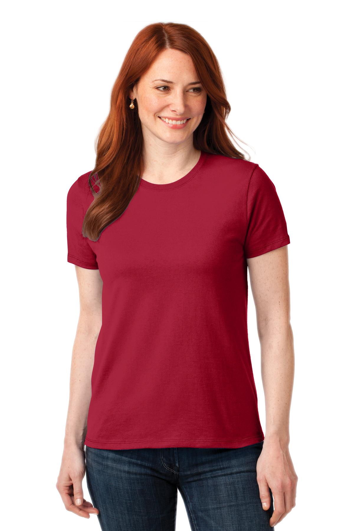 Port & Company® Ladies Core Blend Tee. LPC55