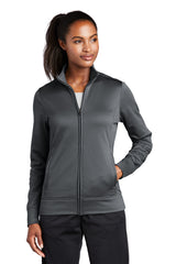 Sport-Tek® Ladies Sport-Wick® Fleece Full-Zip Jacket.  LST241