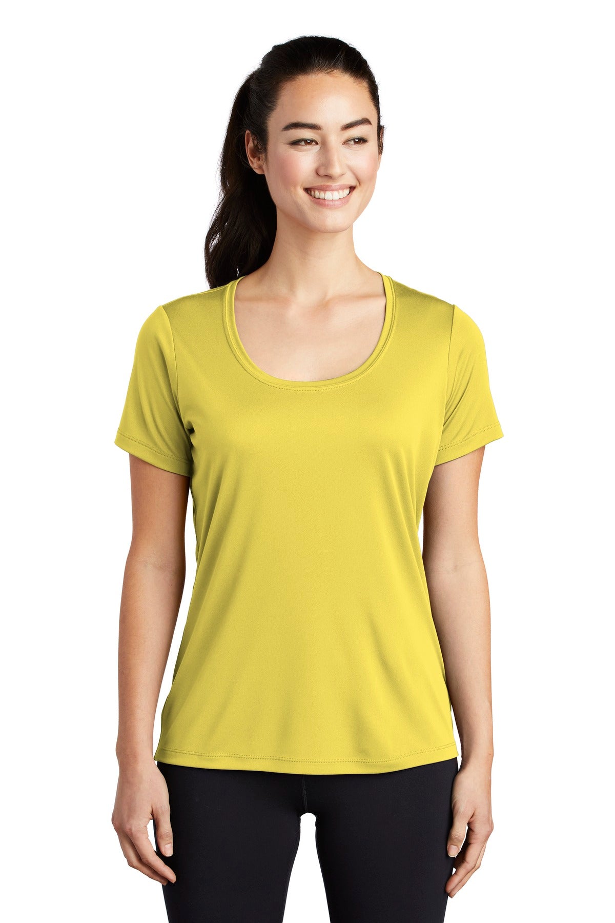 Sport-Tek ® Ladies Posi-UV® Pro Scoop Neck Tee. LST420