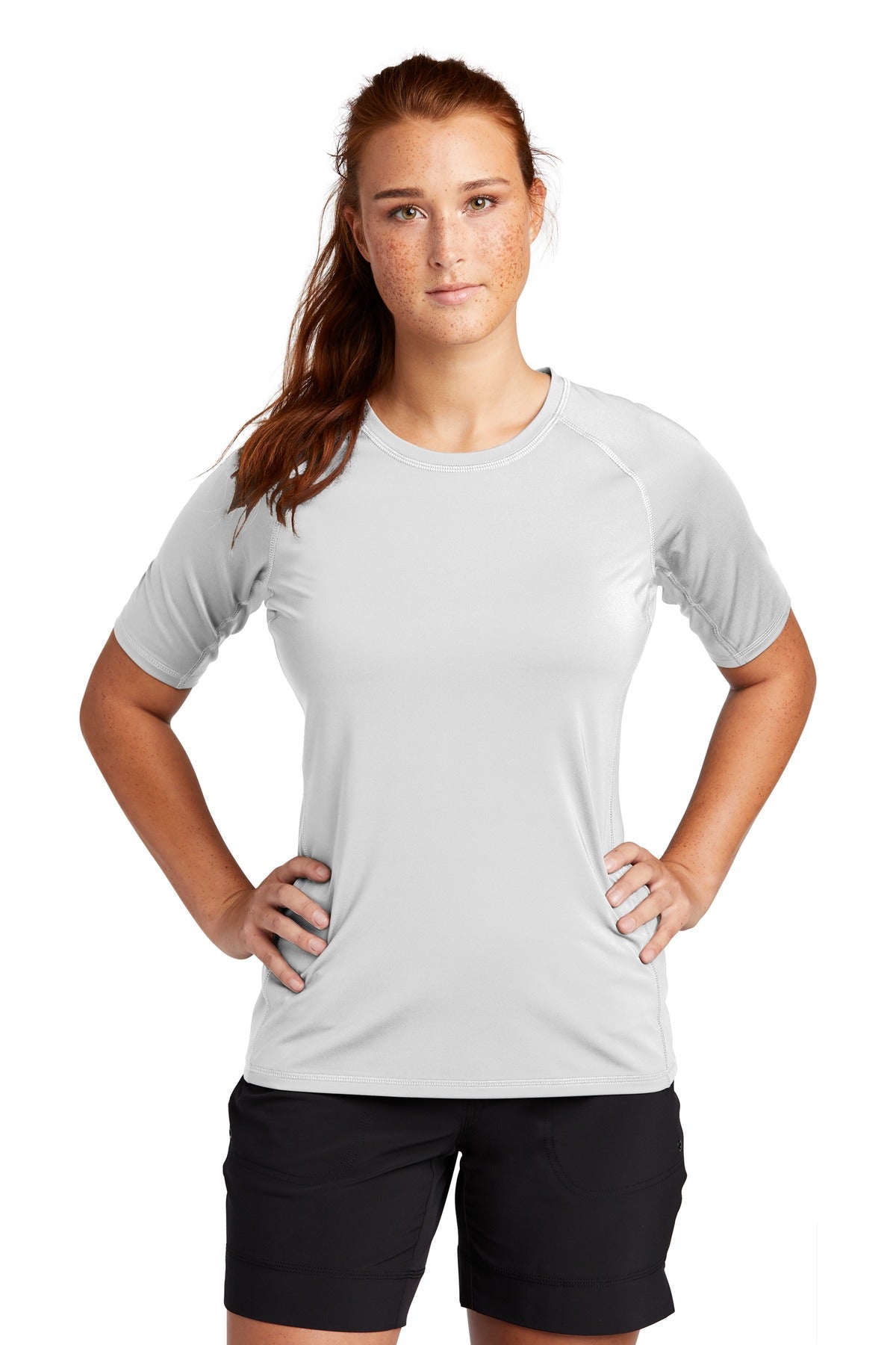 Sport-Tek ® Ladies Rashguard Tee. LST470