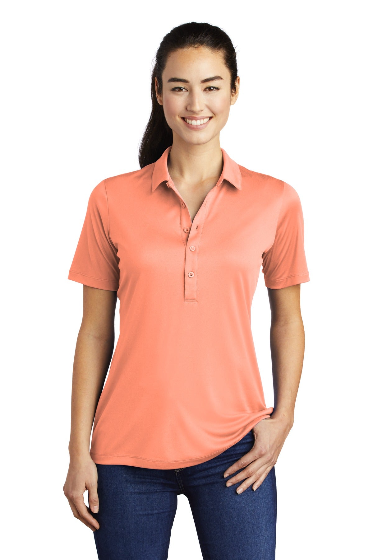 Sport-Tek® Ladies Posi-UV ® Pro Polo.  LST520