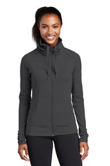 Sport-Tek® Ladies Sport-Wick® Stretch Full-Zip Jacket. LST852