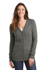 Port Authority ® Ladies Marled Cardigan Sweater. LSW415