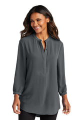 Port Authority® Ladies 3/4-Sleeve Textured Crepe Tunic LW713