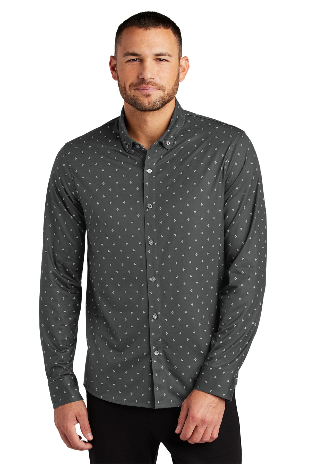 Mercer+Mettle™ Stretch Jersey Long Sleeve Shirt MM1018