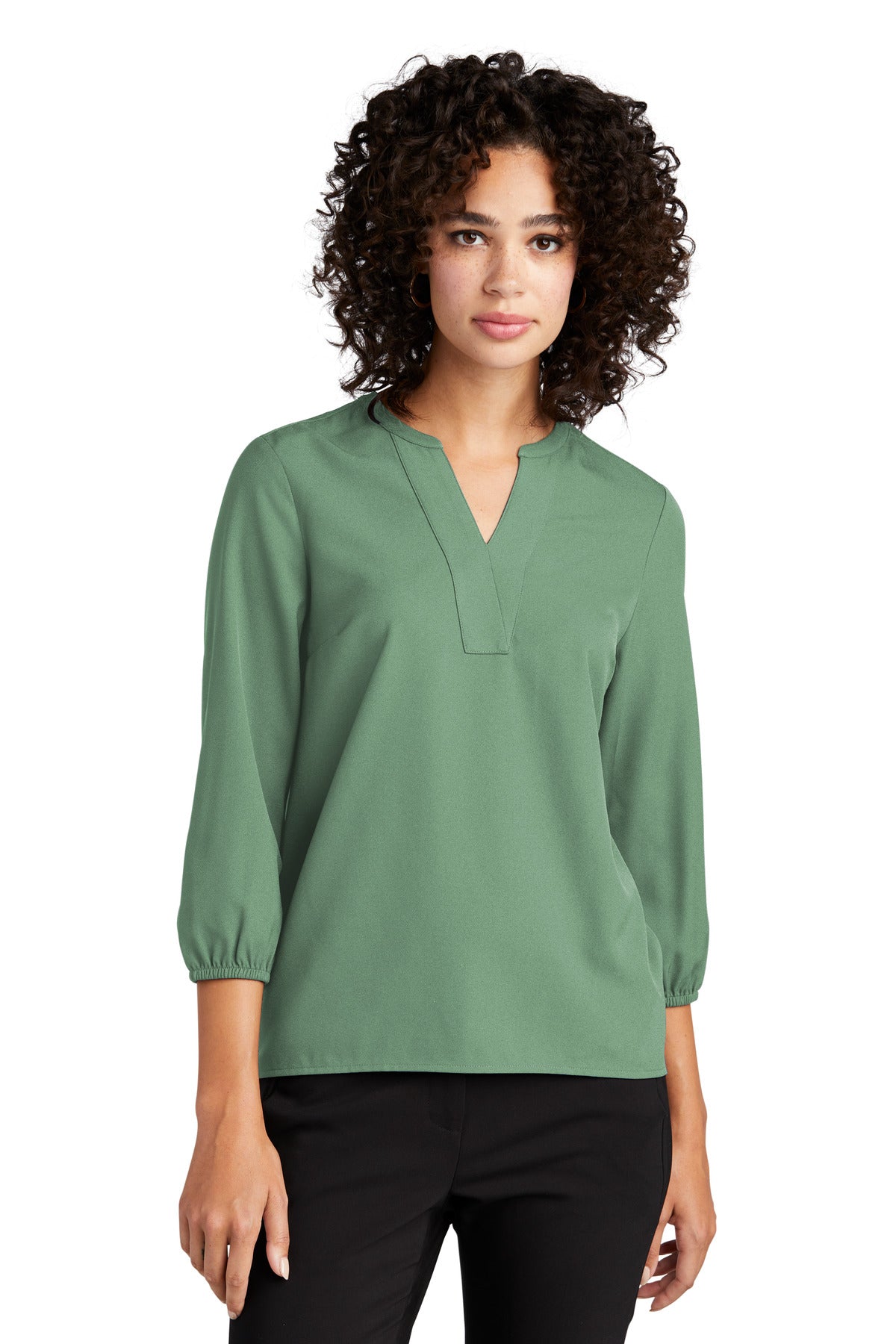 Mercer+Mettle™ Women's Stretch Crepe 3/4-Sleeve Blouse MM2011