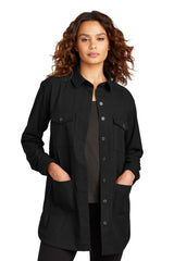 Mercer+Mettle™ Women's Long Sleeve Twill Overshirt MM2021