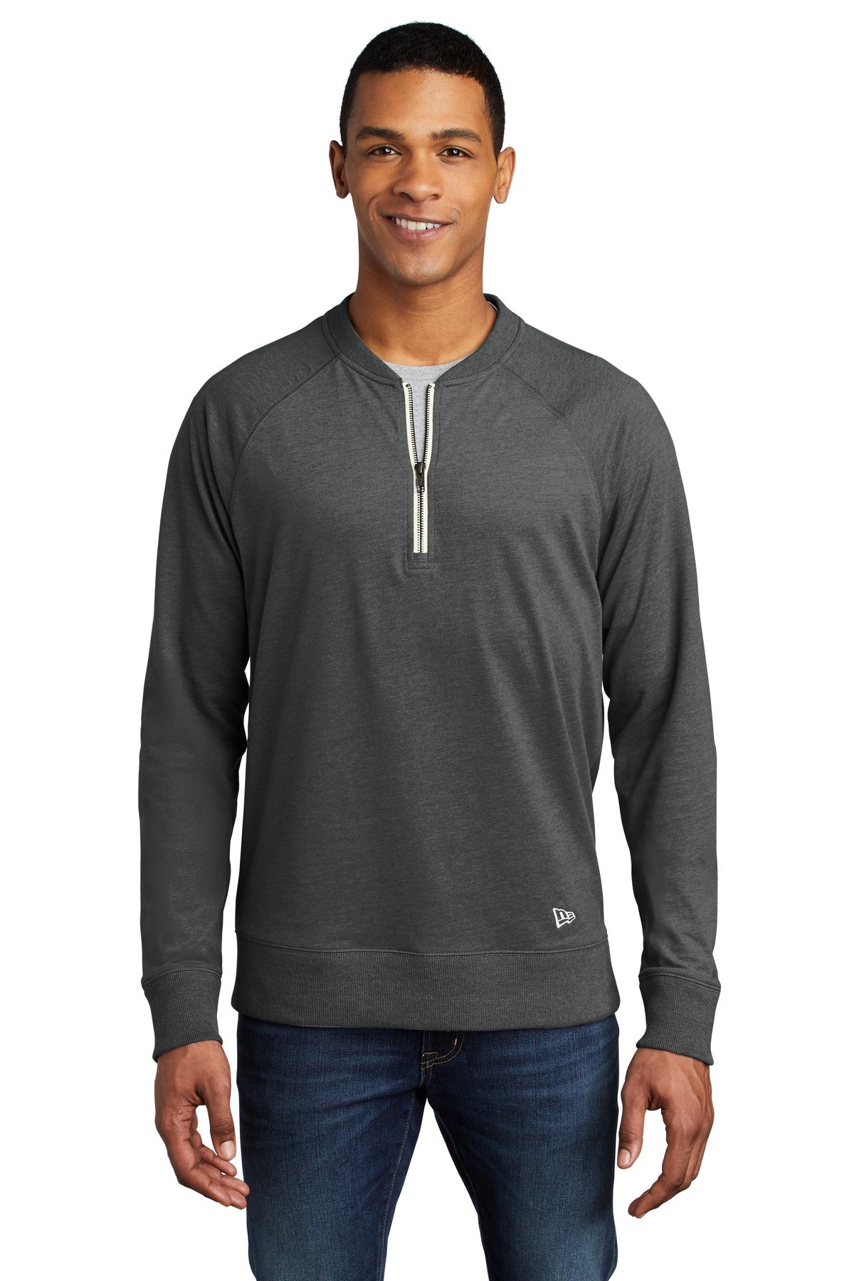 New Era ® Sueded Cotton Blend 1/4-Zip Pullover NEA123