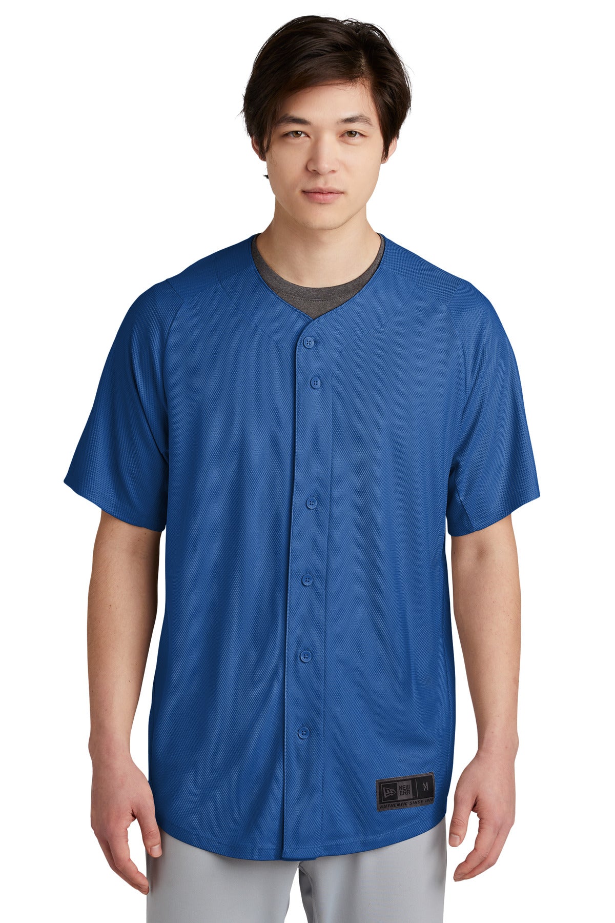 New Era ® Diamond Era Full-Button Jersey. NEA220