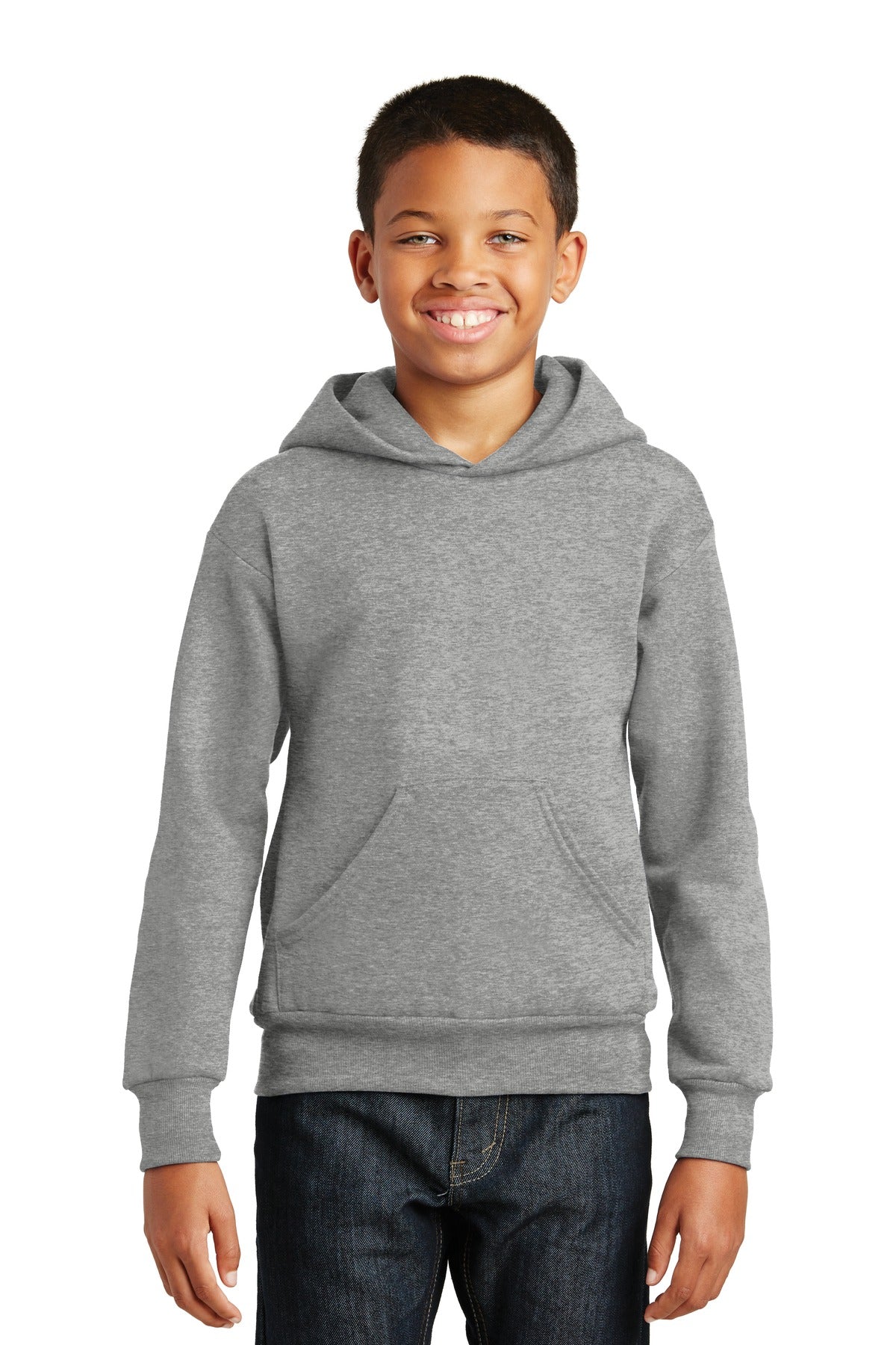 Hanes® - Youth EcoSmart® Pullover Hooded Sweatshirt.  P470