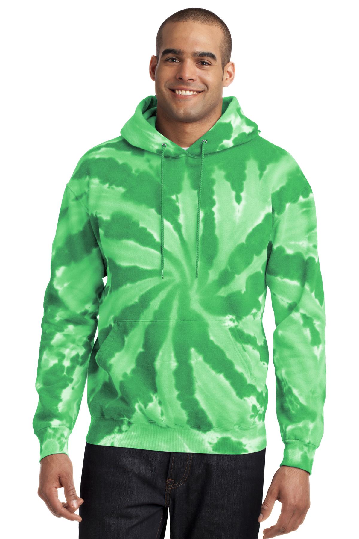 Port & Company® Tie-Dye Pullover Hooded Sweatshirt. PC146