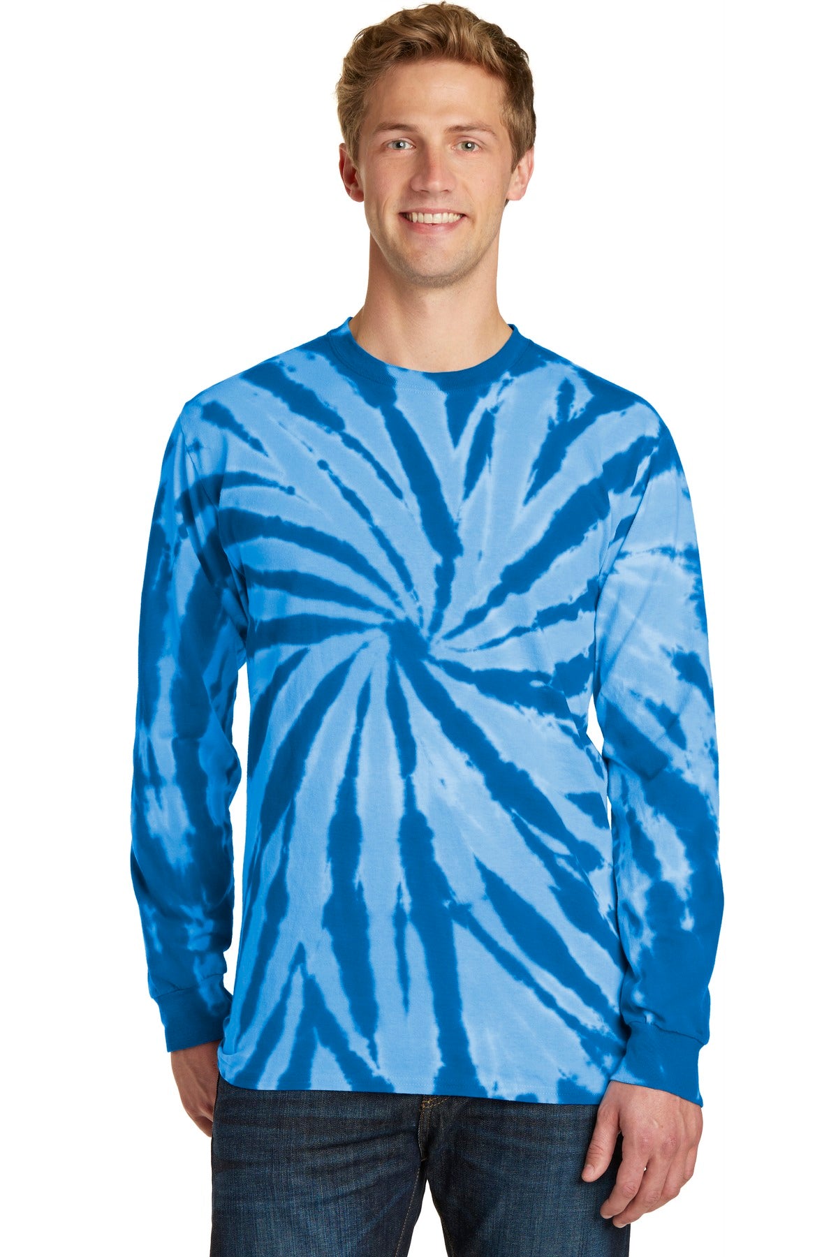 Port & Company® Tie-Dye Long Sleeve Tee.  PC147LS