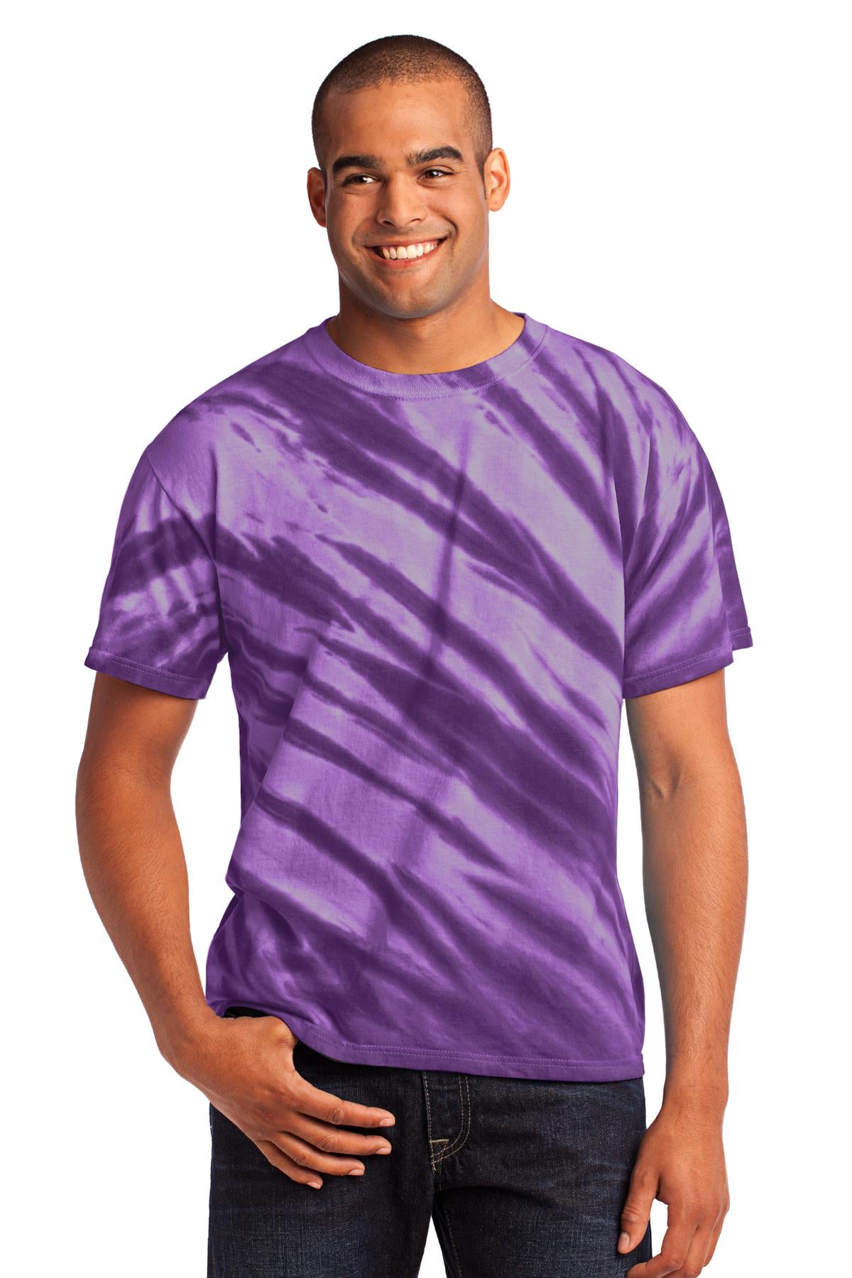 Port & Company® - Tiger Stripe Tie-Dye Tee. PC148