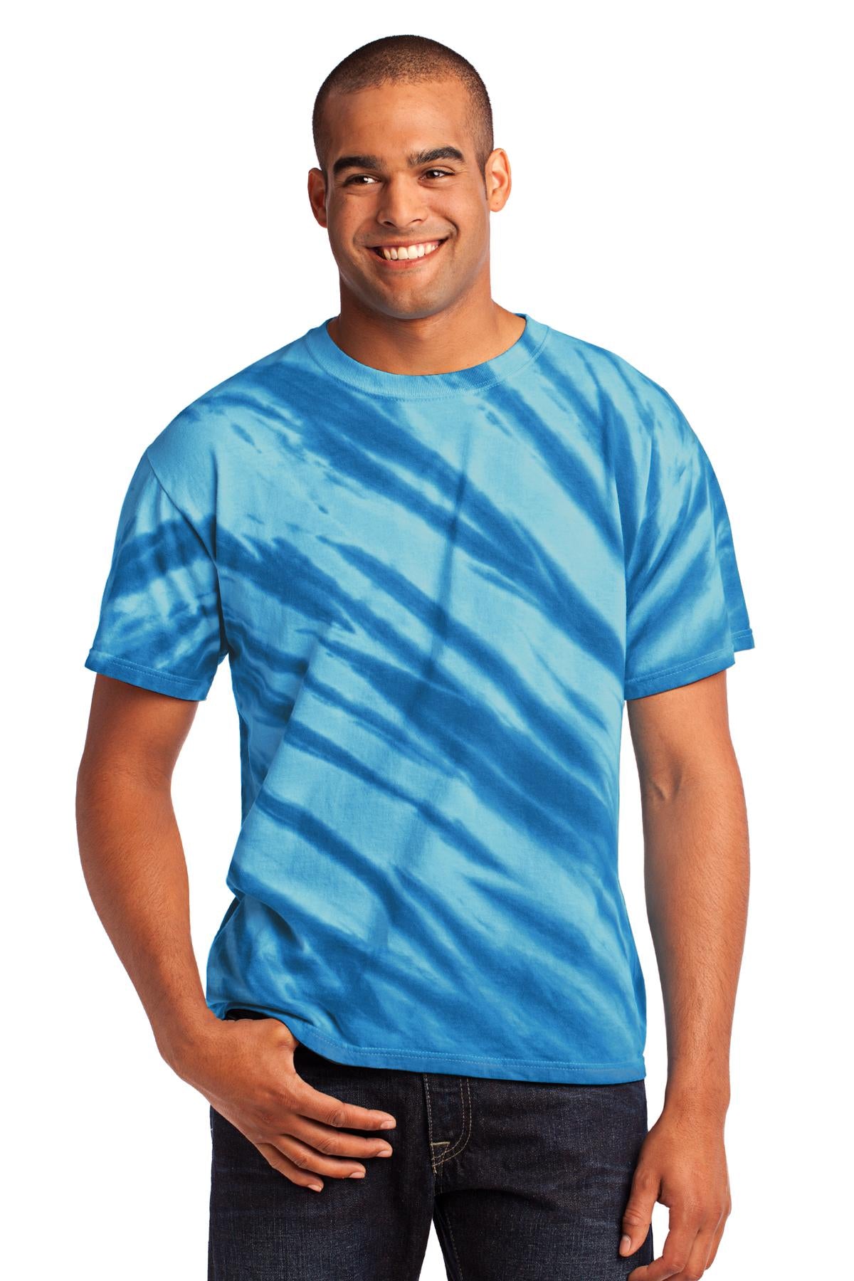 Port & Company® - Tiger Stripe Tie-Dye Tee. PC148