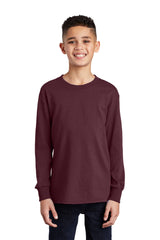 Port & Company® Youth Long Sleeve Core Cotton Tee. PC54YLS