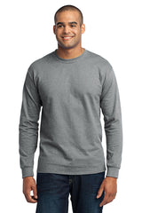 Port & Company® Tall Long Sleeve Core Blend Tee. PC55LST