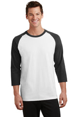 Port & Company® Core Blend 3/4-Sleeve Raglan Tee. PC55RS