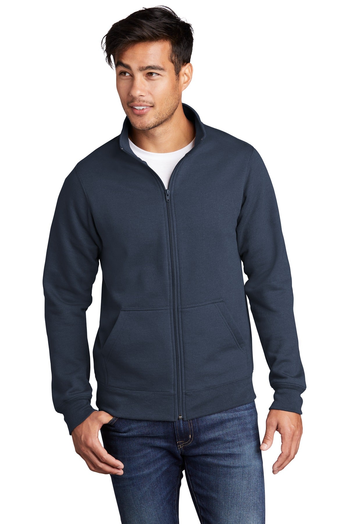 Port & Company ® Core Fleece Cadet Full-Zip Sweatshirt PC78FZ