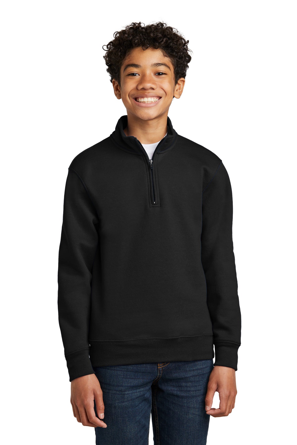 Port & Company® Youth Core Fleece 1/4-Zip Pullover Sweatshirt PC78YQ