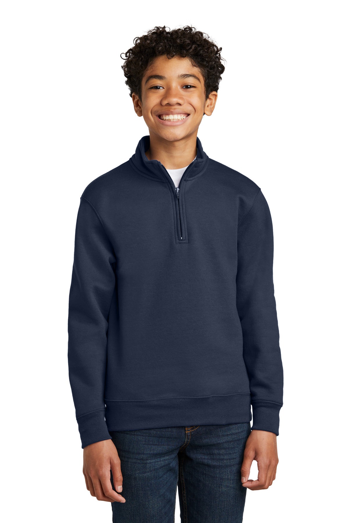 Port & Company® Youth Core Fleece 1/4-Zip Pullover Sweatshirt PC78YQ