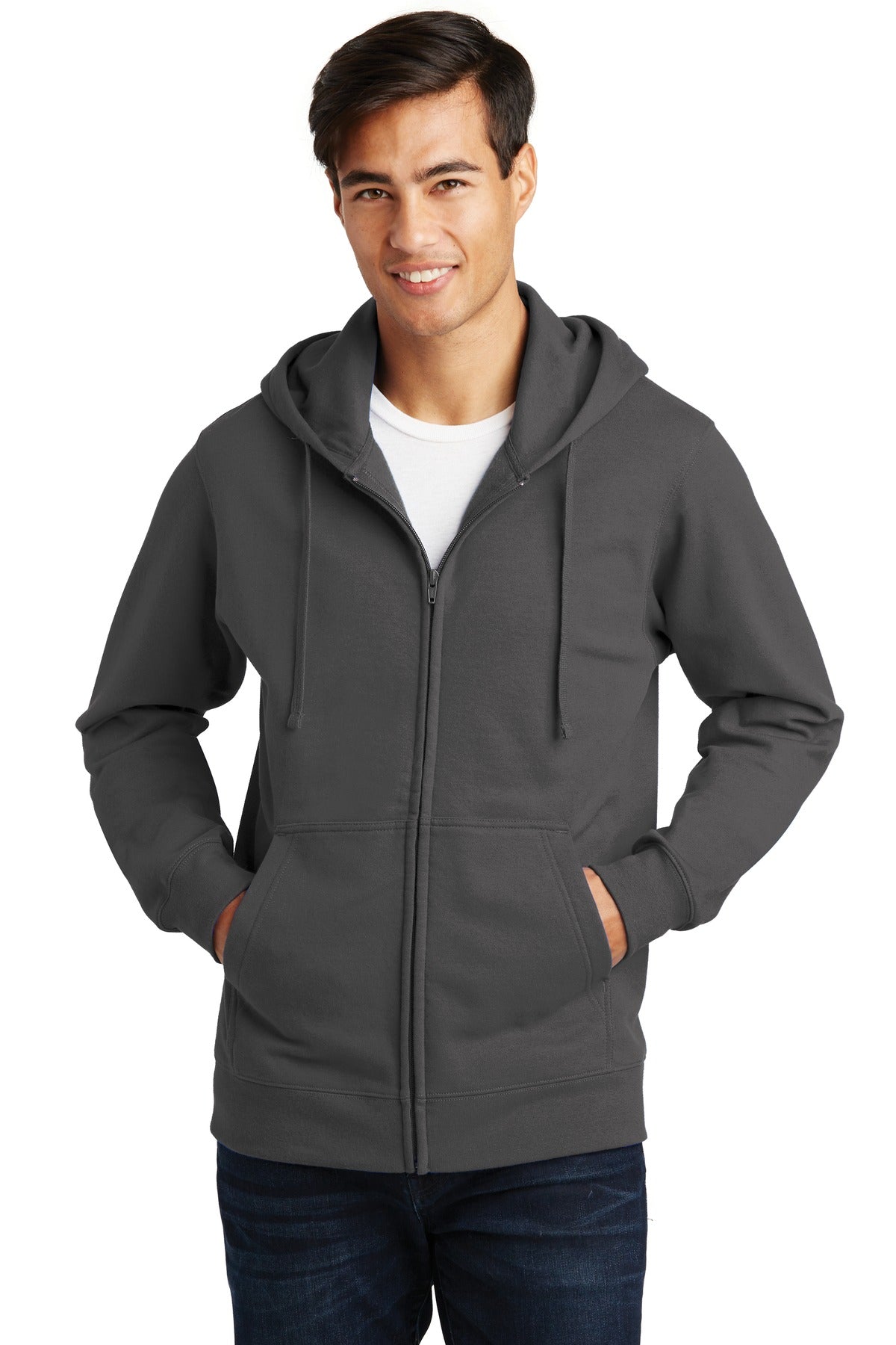 Port & Company® Fan Favorite Fleece Full-Zip Hooded Sweatshirt. PC850ZH