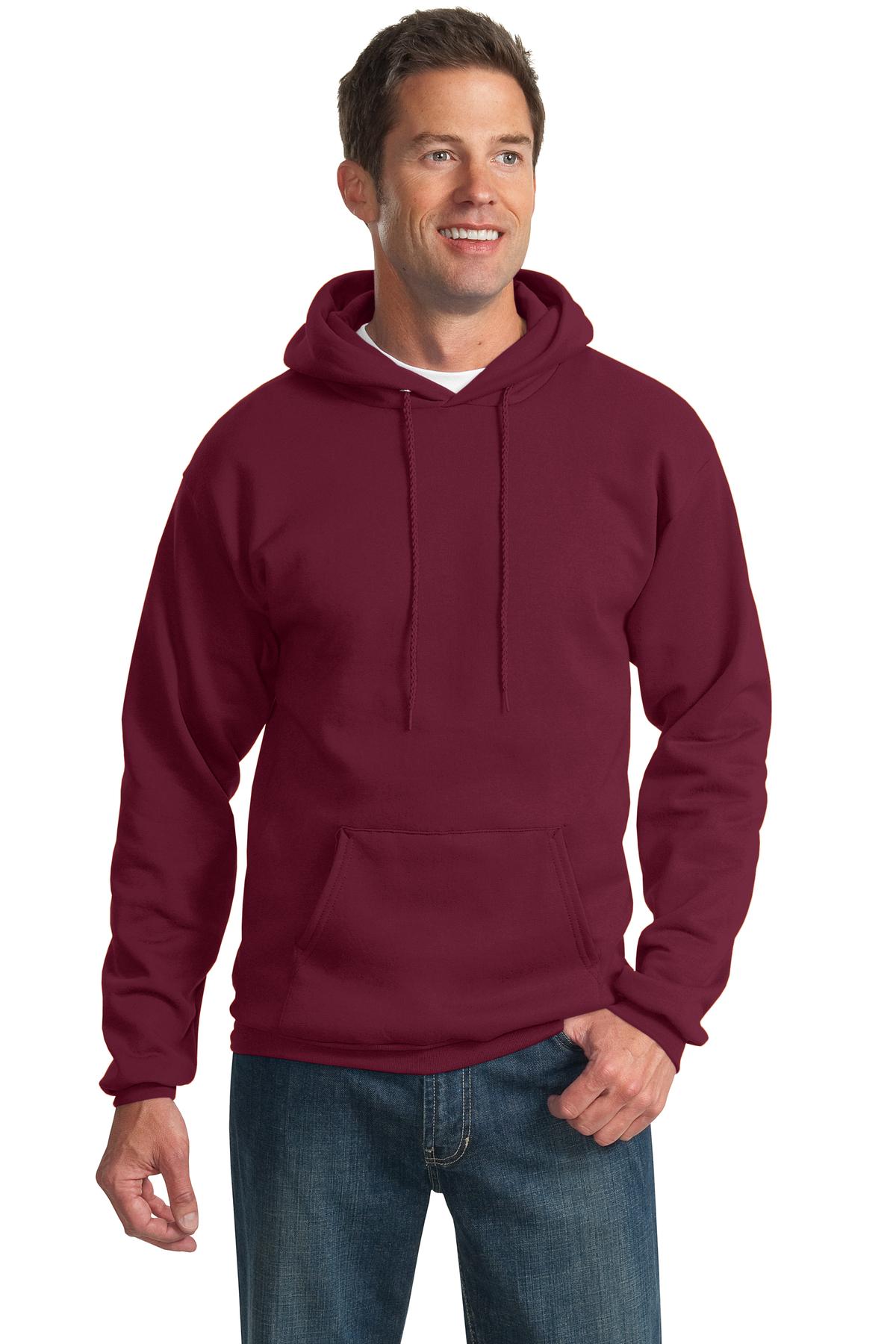 Port & Company® Tall Essential Fleece Pullover Hooded Sweatshirt. PC90HT