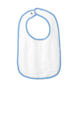 Rabbit Skins™ Infant Contrast Trim Terry Bib. RS1003