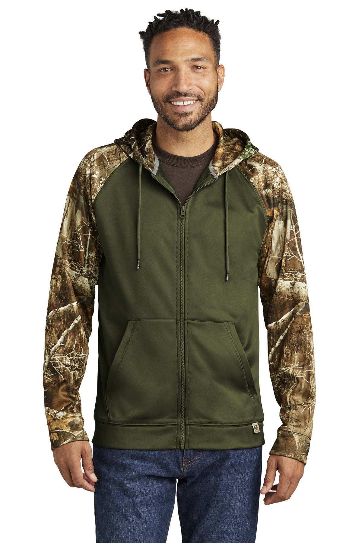 Russell Outdoors™ Realtree® Performance Colorblock Full-Zip Hoodie RU452